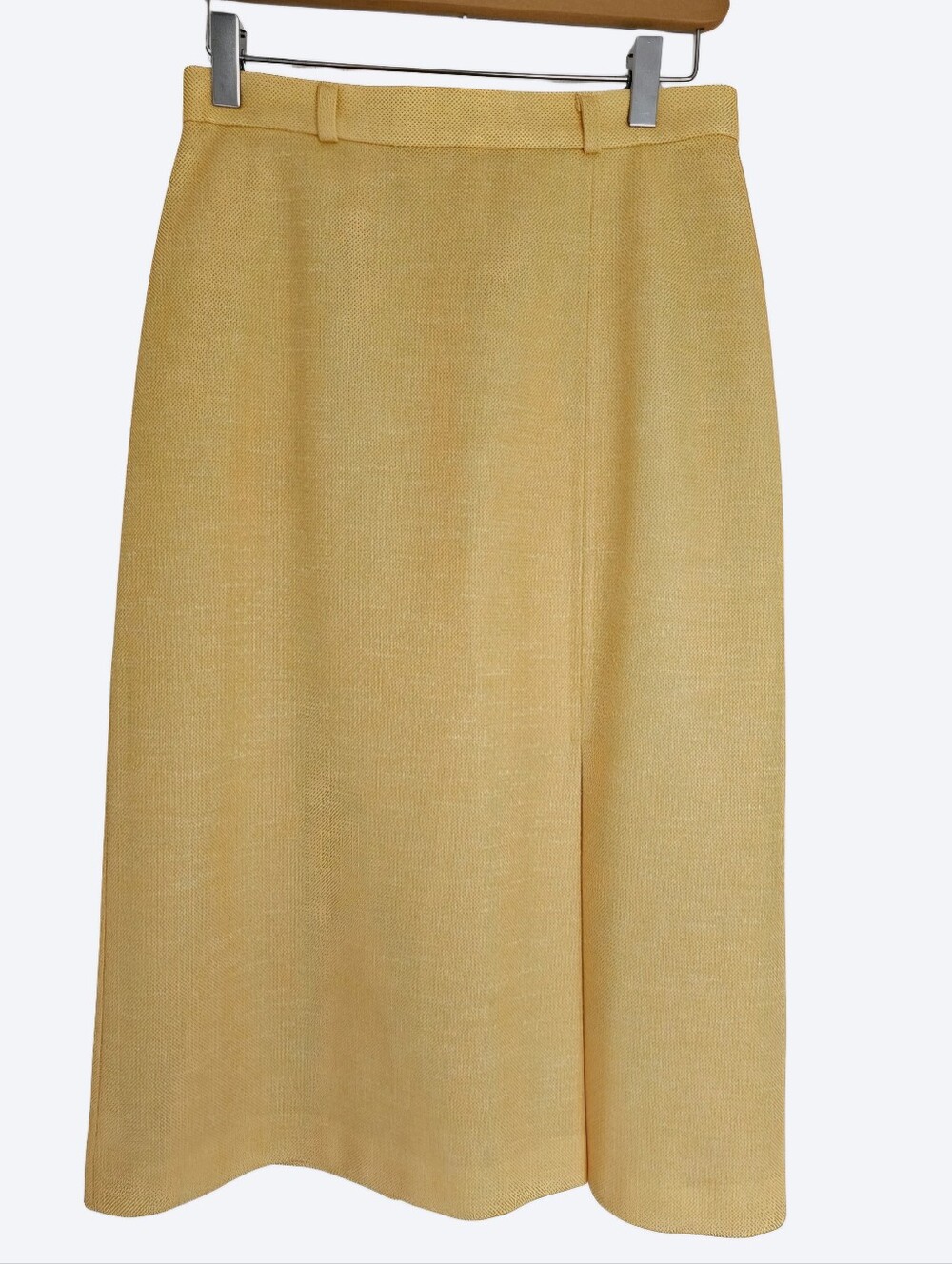 Yellow Skirt W/Front Slit
